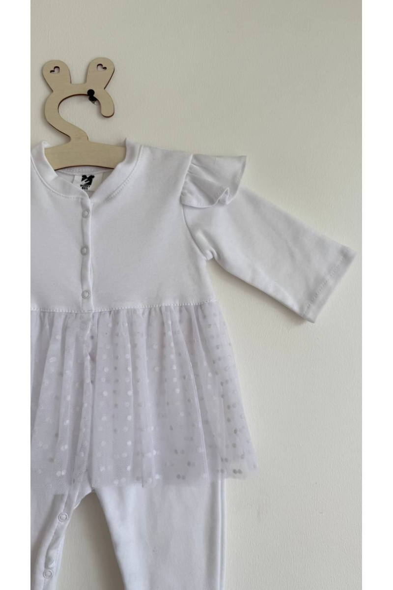 Bodyjama Grenouillère bébé avec jupe en coton