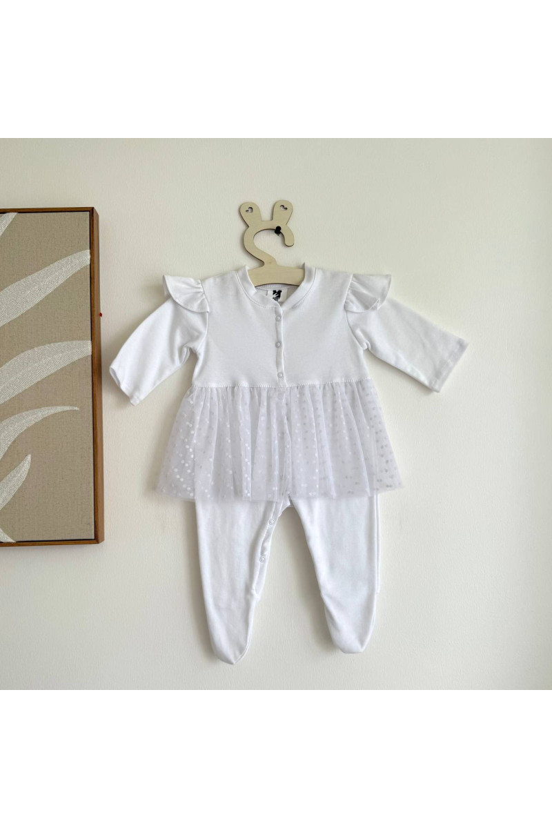 Bodyjama Grenouillère bébé avec jupe en coton