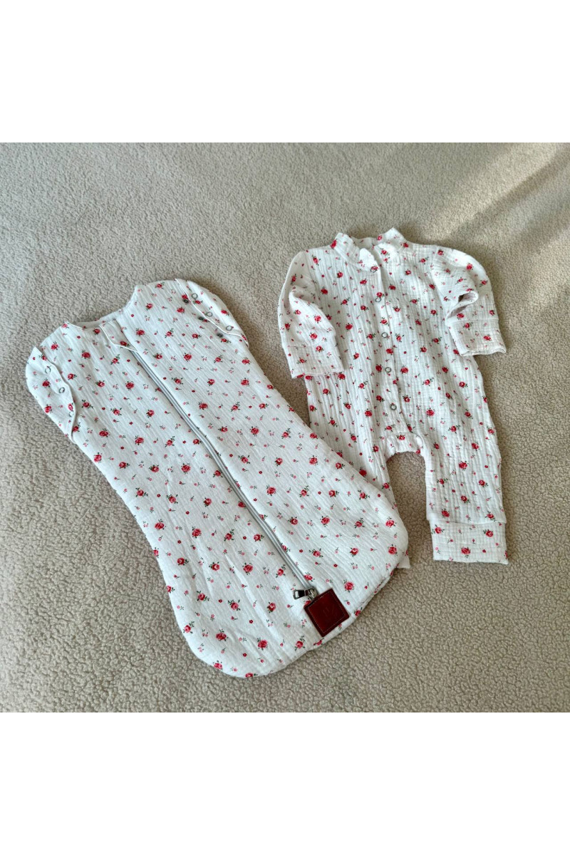 Ensemble gigoteuse bébé TOG 2.5 et pyjama en double gaze de coton