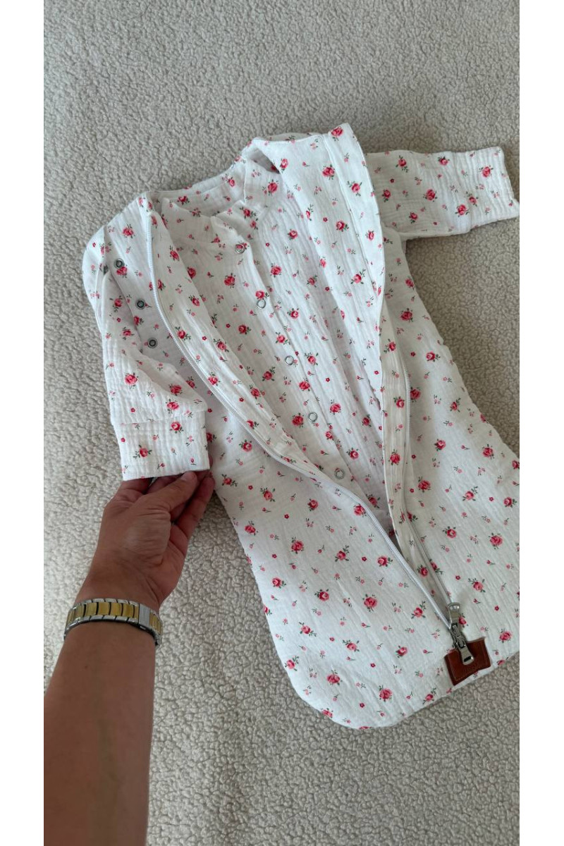 Ensemble gigoteuse bébé TOG 2.5 et pyjama en double gaze de coton