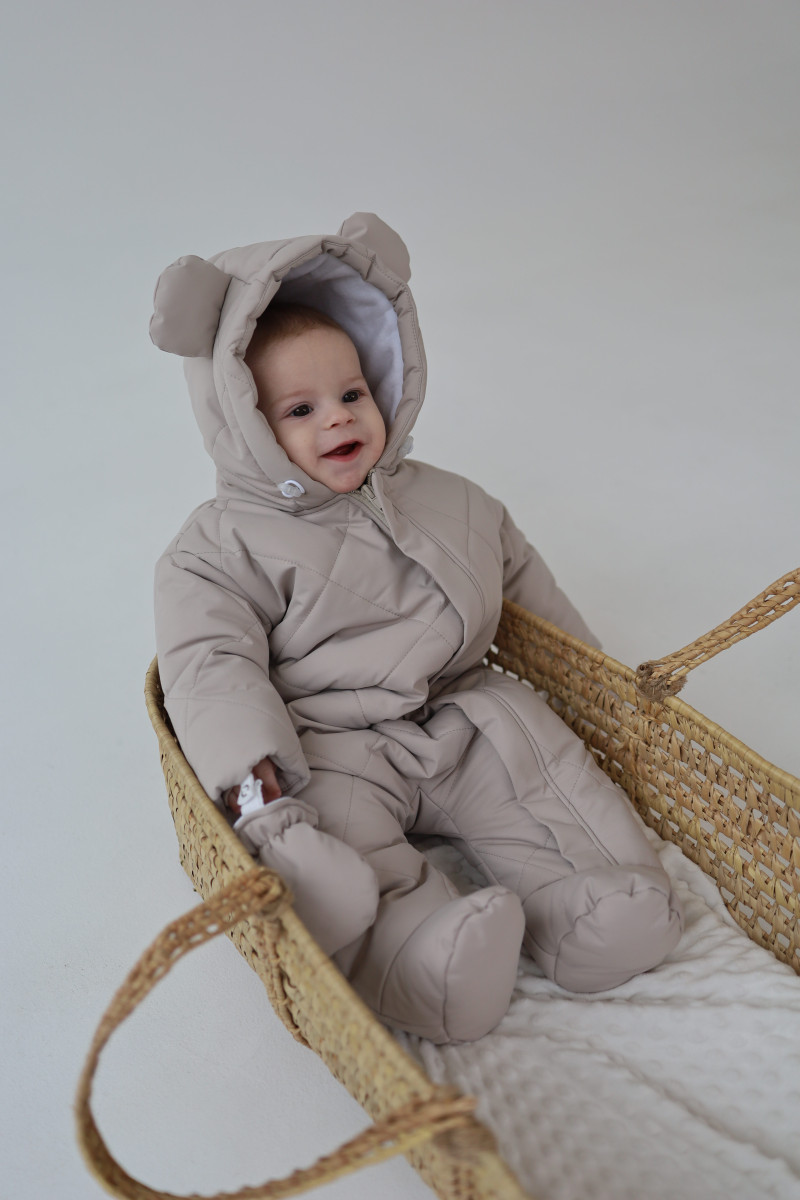 Combinaisons d’hiver pour bébés beige