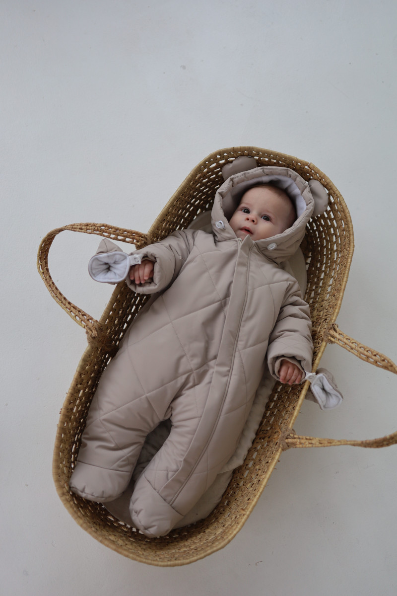 Combinaisons d’hiver pour bébés beige