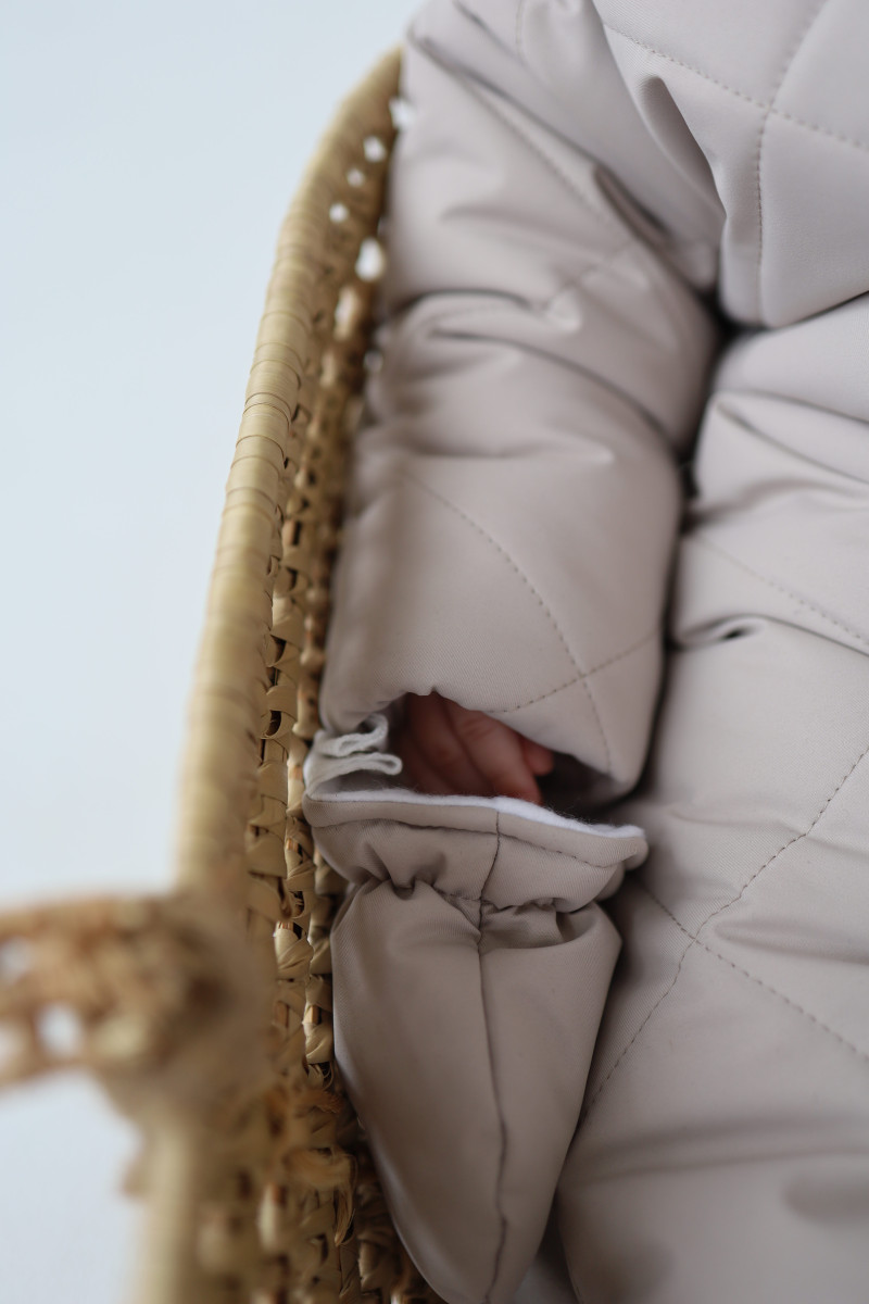 Combinaisons d’hiver pour bébés beige