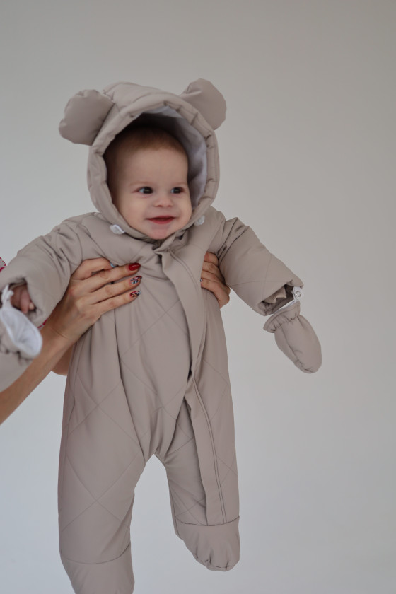 Combinaisons d’hiver pour bébés beige Combinaisons d’hiver pour bébés beige