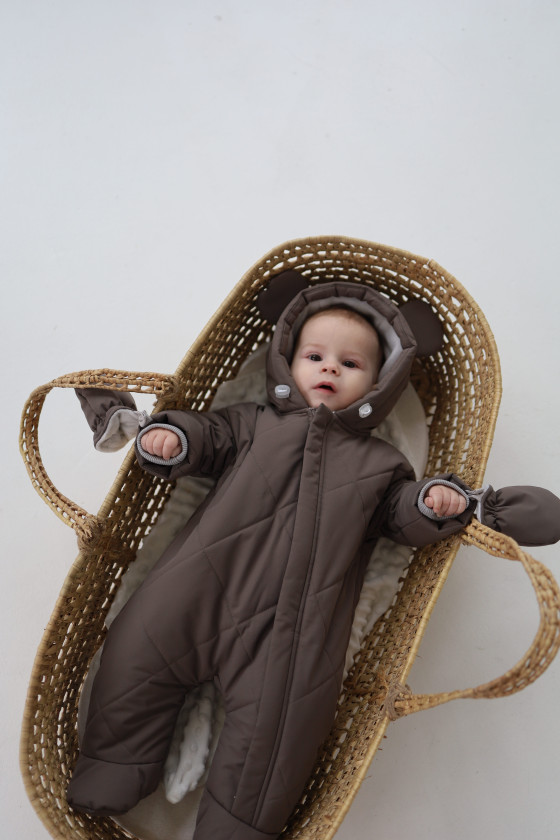 Combinaisons d’hiver pour bébés taupe Combinaisons d’hiver pour bébés taupe