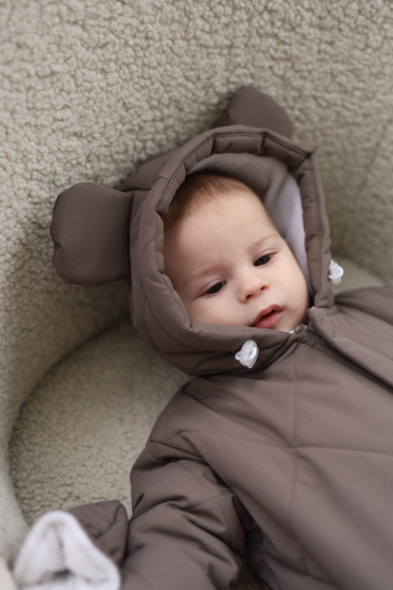 Combinaisons d’hiver pour bébés taupe Combinaisons d’hiver pour bébés taupe