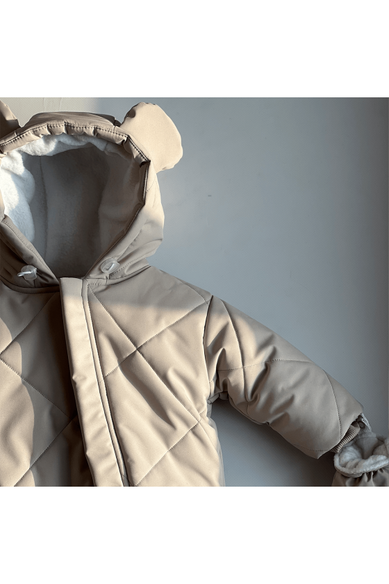 Combinaisons d’hiver pour bébés beige