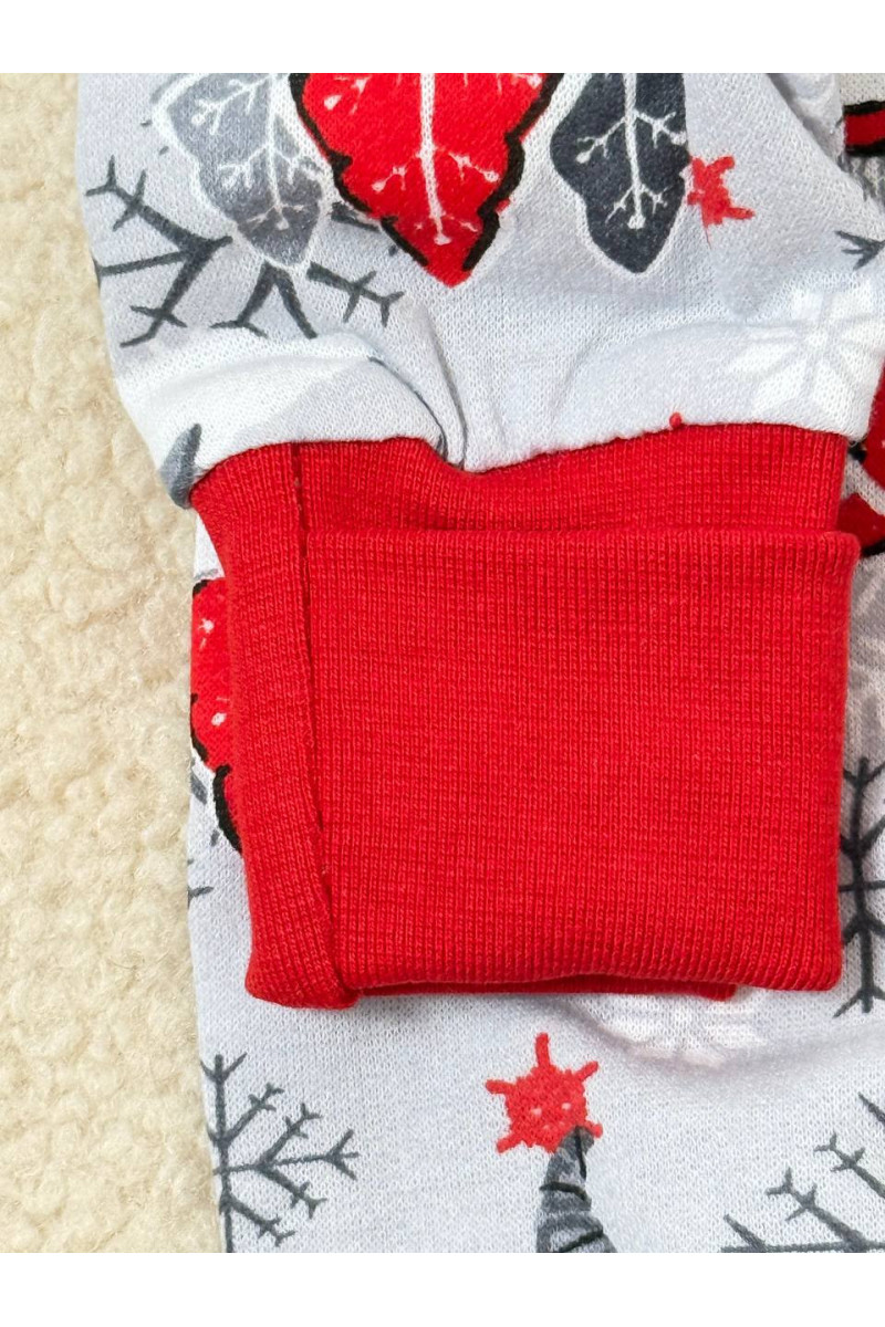 Coffret cadeau de Noël pour bébé – Pyjama chaud avec bonnet