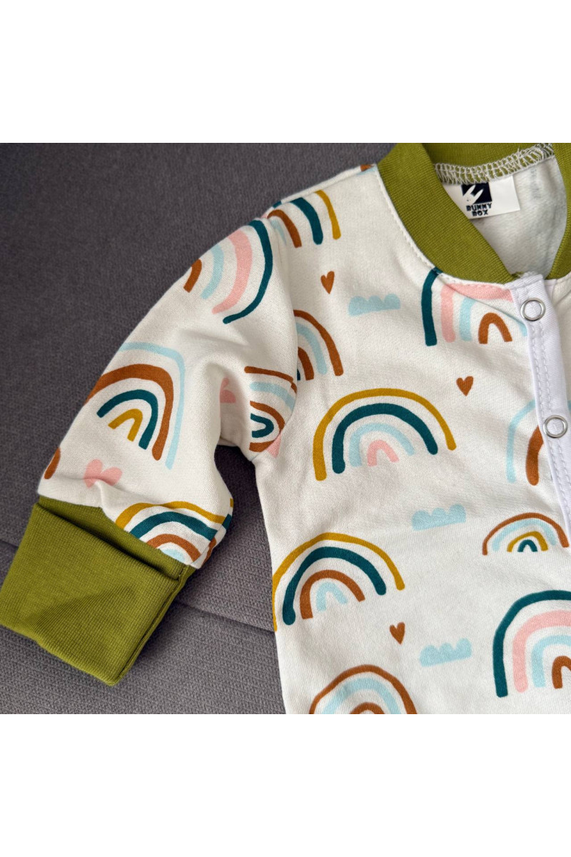 Pyjama bébé chaud  100% coton avec bonnet – Doux, confortable