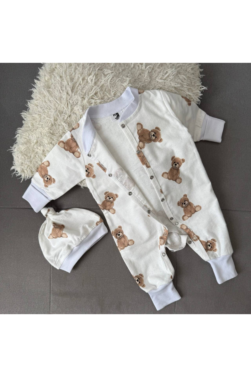 Pyjama bébé chaud en flanelle 100% coton – Doux, confortable