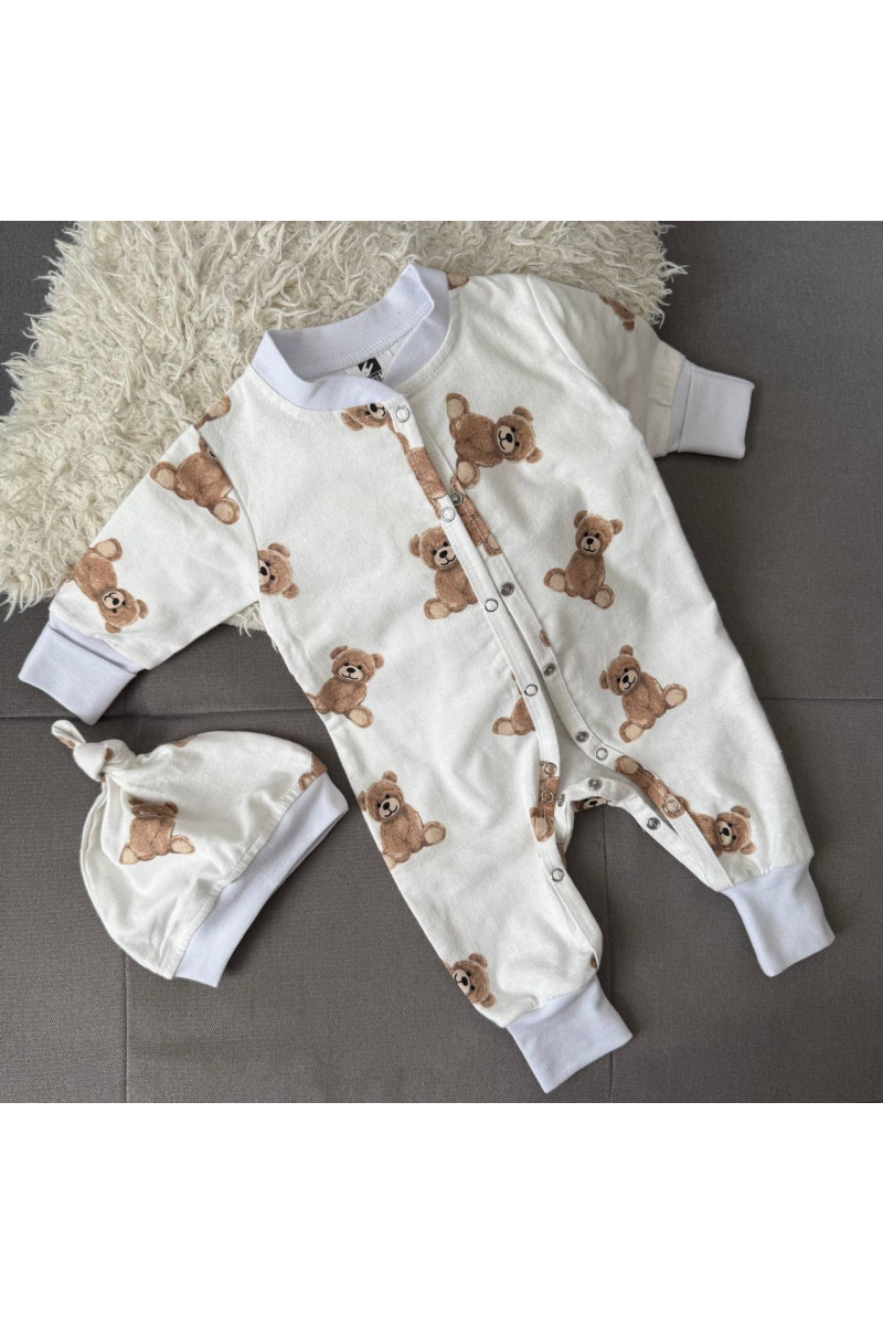 Pyjama bébé chaud en flanelle 100% coton – Doux, confortable