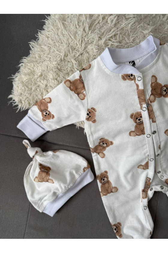Pyjama bébé chaud en flanelle 100% coton – Doux, confortable