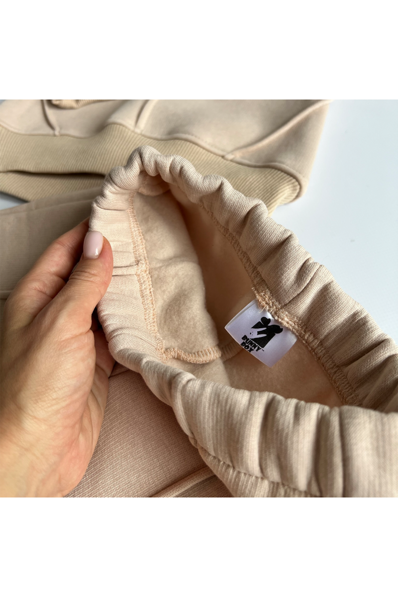 Ensemble pantalon et veste beige 62-86