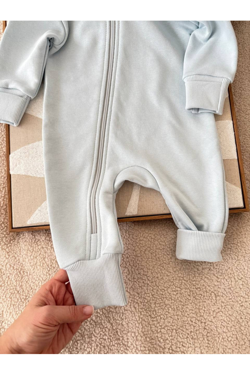 COMBINAISON PILOTE BUNNY bleu turquoise clair 56-98