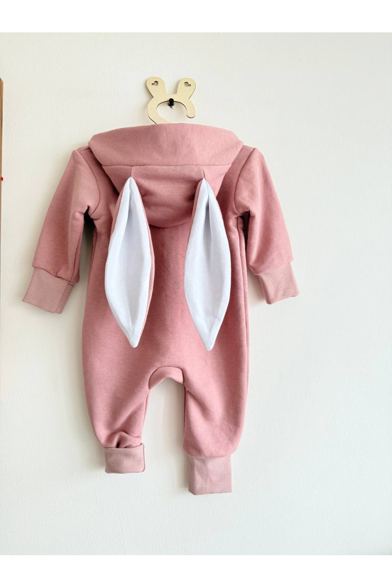 COMBINAISON PILOTE BUNNY rose poudrée 56-98