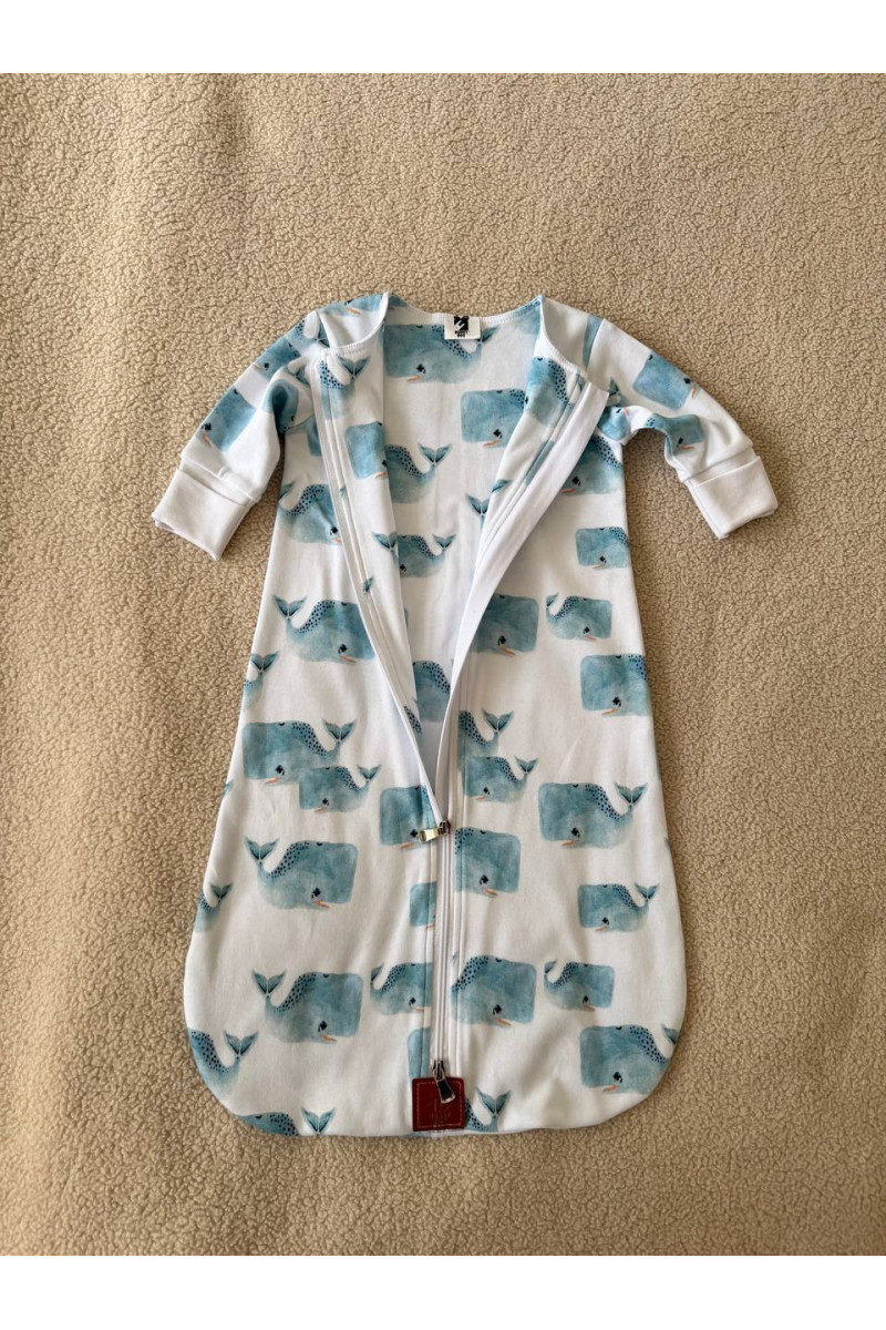 Gigoteuse bébé TOG 1.5 coton interlock manches longues | Turbulette naissance respirante