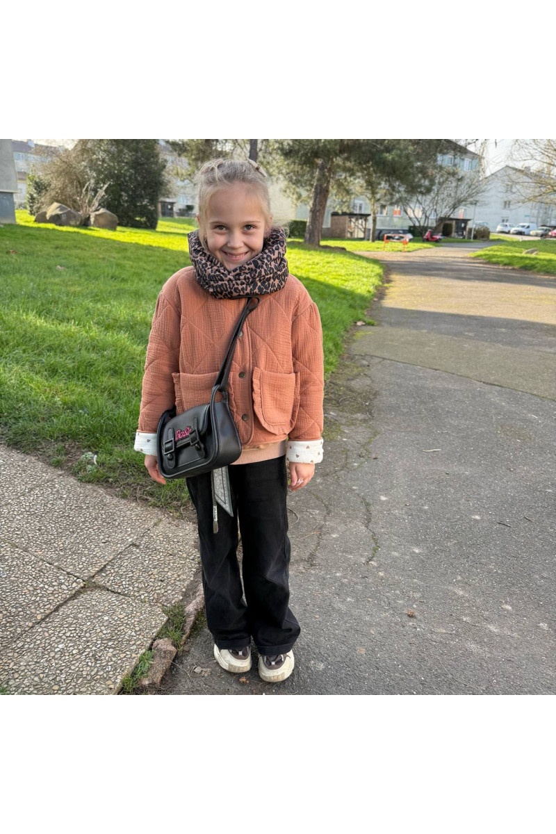 Veste enfant double gaze de coton – bomber bébé mi-saison fait main – coton naturel respirant – 74-134 cm