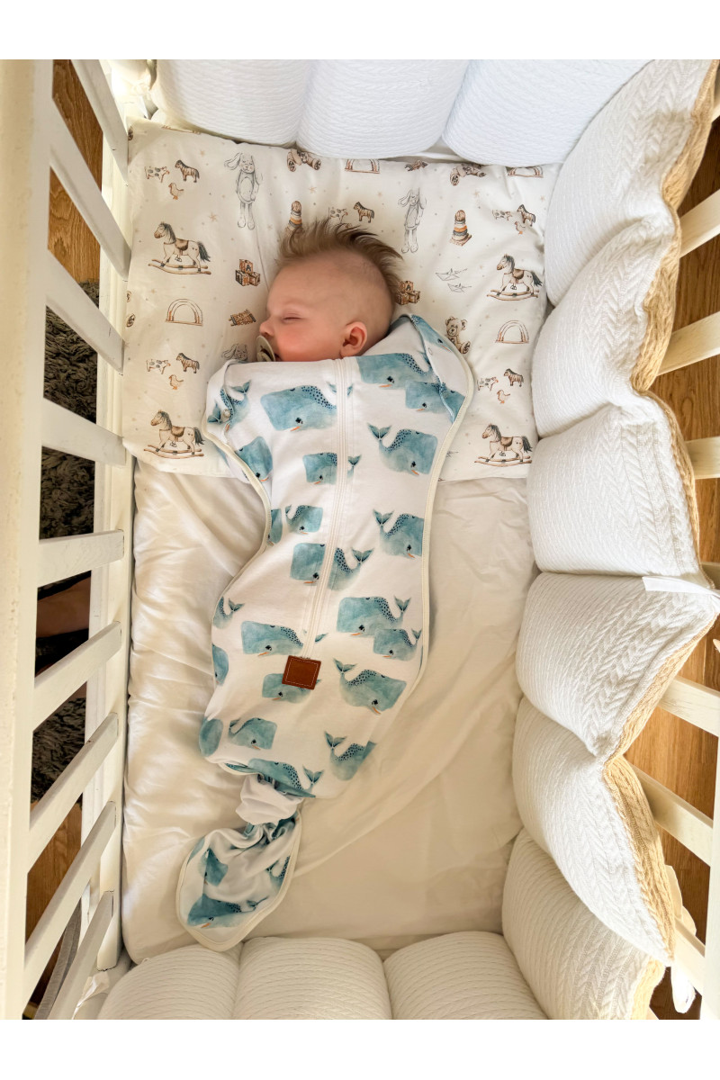 Gigoteuse Évolutive Bébé 0-12 mois imprimé de baleines