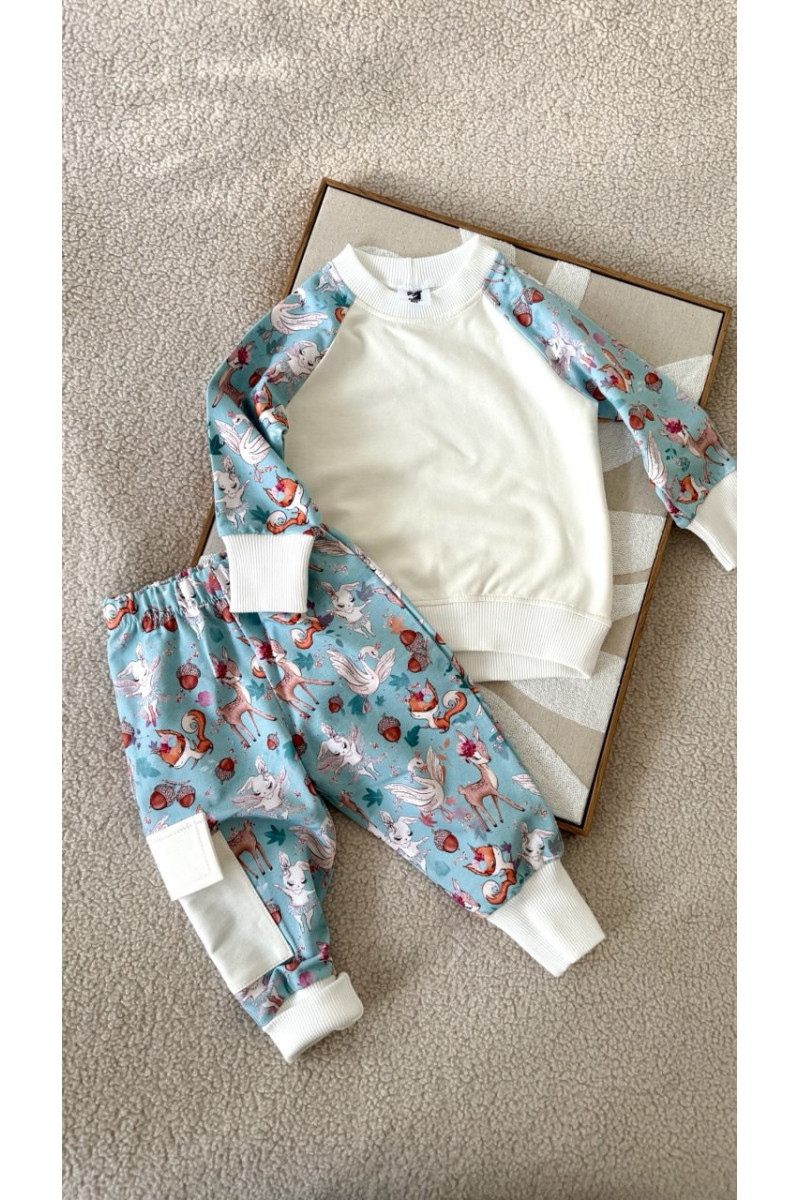 Ensemble pantalon et veste bébé modèle unique 80