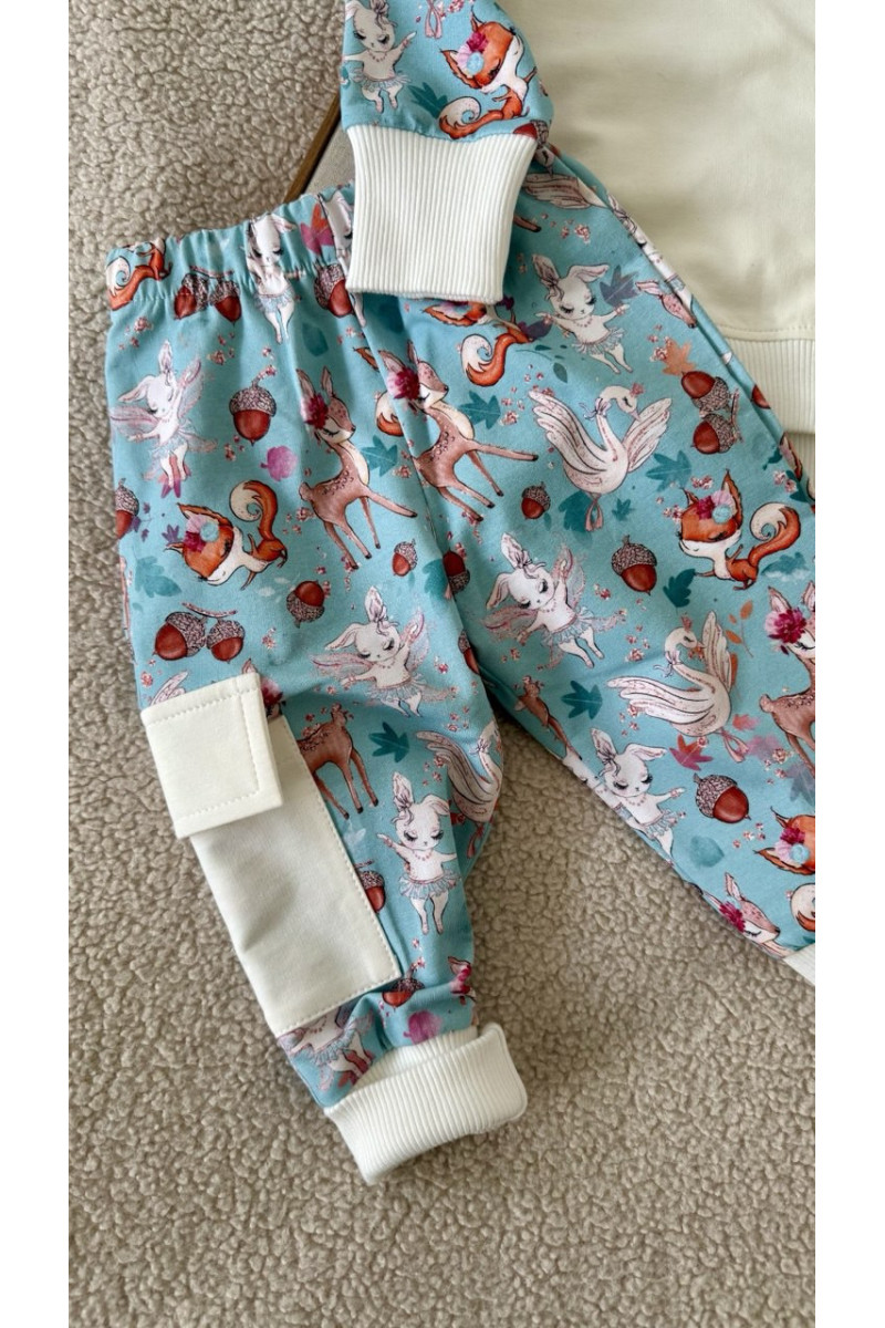Ensemble pantalon et veste bébé modèle unique 80