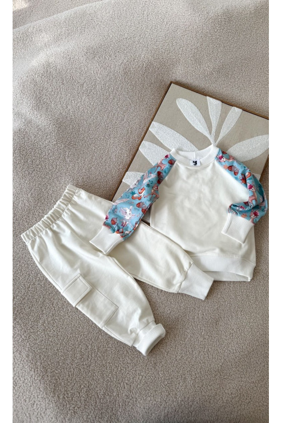 Ensemble pantalon et veste bébé modèle unique 86