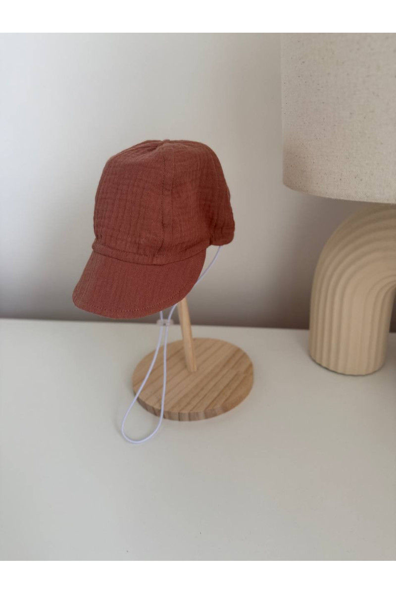 Casquettes bébé & enfant en coton 100 % coloris marron– liens à nouer, chapeau d’été léger Casquettes bébé & enfant en coton 100 % coloris marron– liens à nouer, chapeau d’été léger